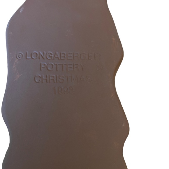 1993 Longaberger  Pottery St. Nick Cookie Mold - Picture 4 of 8